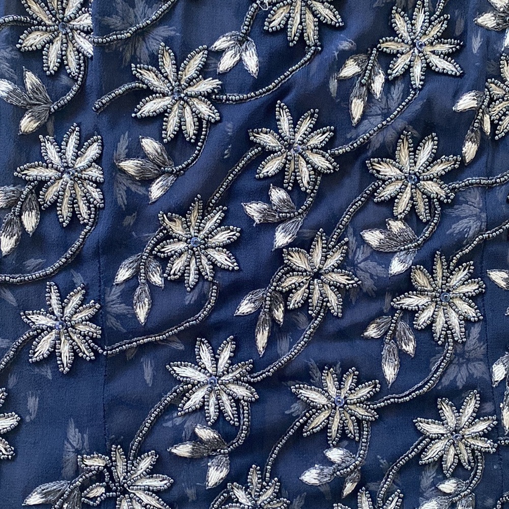 Blue Beaded Top - image 2